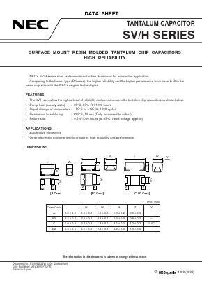 SVHD21C226M Datasheet PDF NEC => Renesas Technology