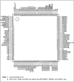 UPD703040GM-XXX-UEU Datasheet PDF NEC => Renesas Technology