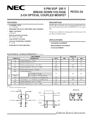 PS7221-2A Datasheet PDF NEC => Renesas Technology