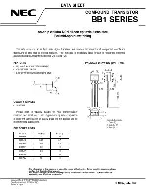 BB1A4A Datasheet PDF NEC => Renesas Technology