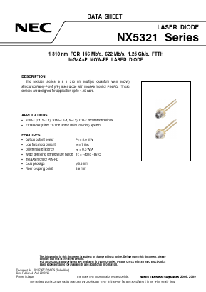 NX5321EK Datasheet PDF NEC => Renesas Technology