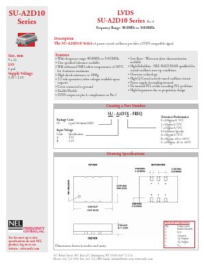 SU-B2D1A Datasheet PDF NEL Frequency Controls