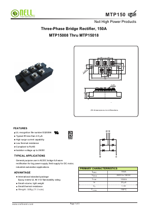 MTP15008 Datasheet PDF Nell Semiconductor Co., Ltd