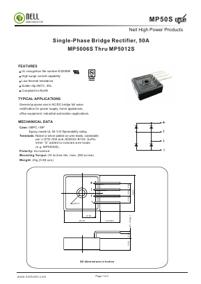 MP5008S Datasheet PDF Nell Semiconductor Co., Ltd