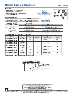 NEZX473Z5.5VV11.5X13F Datasheet PDF NIC-Components Corp.