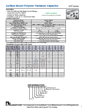 NTP686M10TRC(45)F Datasheet PDF NIC-Components Corp.