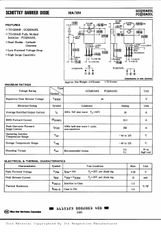 GCQ30A03L Datasheet PDF Nihon Inter Electronics