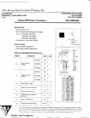 2SC3298B Datasheet PDF New Jersey Semiconductor