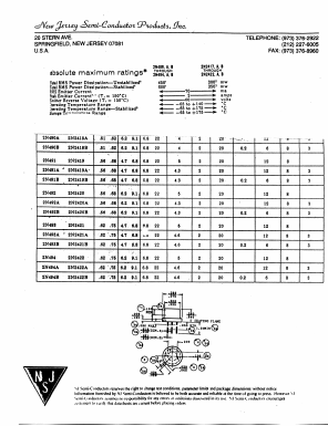 2N2420B_ Datasheet PDF New Jersey Semiconductor