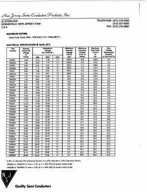 1N5651A Datasheet PDF New Jersey Semiconductor