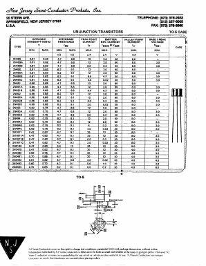 2N1671A_ Datasheet PDF New Jersey Semiconductor