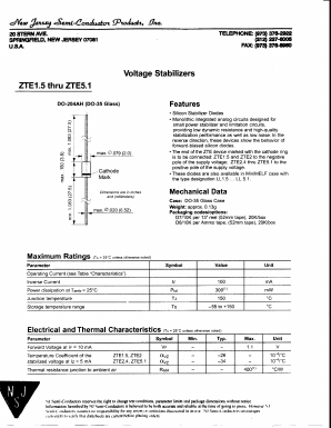 ZTE3 Datasheet PDF New Jersey Semiconductor