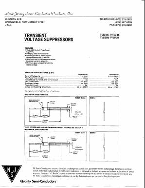 TVS510 Datasheet PDF New Jersey Semiconductor
