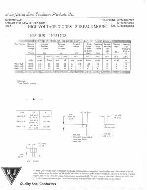 1N6515US Datasheet PDF New Jersey Semiconductor