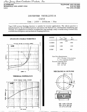 C458PD Datasheet PDF New Jersey Semiconductor