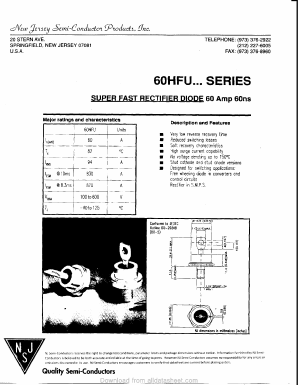 60HFU-200 Datasheet PDF New Jersey Semiconductor