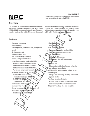 SM5901AF Datasheet PDF Nippon Precision Circuits 