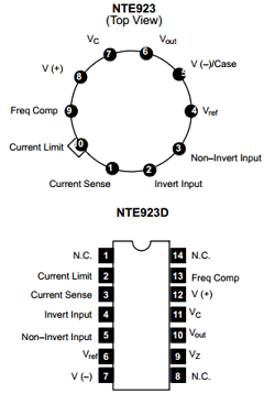 NTE923D Datasheet PDF NTE Electronics