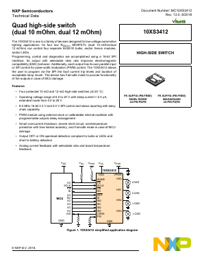 10XS3412 Datasheet PDF NXP Semiconductors.