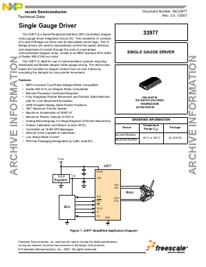 33977 Datasheet PDF NXP Semiconductors.