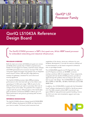 LS1043A Datasheet PDF NXP Semiconductors.