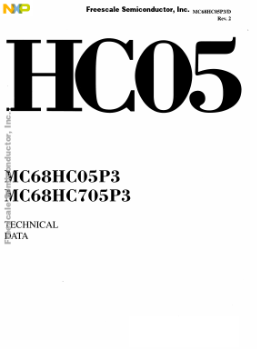 MC68HC05P3 Datasheet PDF NXP Semiconductors.