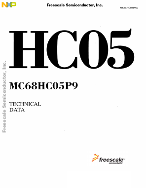 MC68HC05P9 Datasheet PDF NXP Semiconductors.