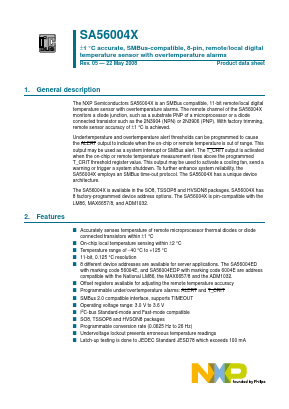 SA56004AD Datasheet PDF NXP Semiconductors.