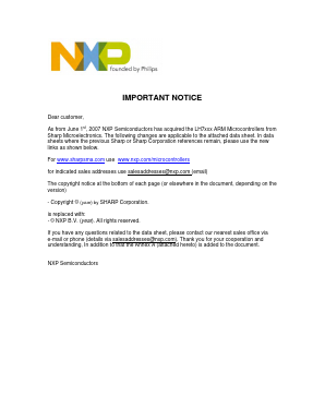 LH7A404-N0F-000 Datasheet PDF NXP Semiconductors.