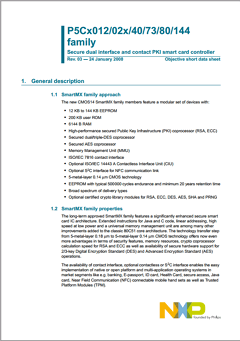 P5CD012A6 Datasheet PDF NXP Semiconductors.