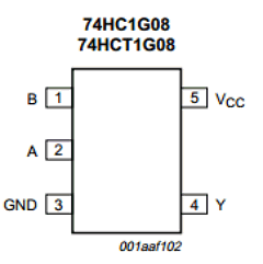 74HC1G08 Datasheet PDF NXP Semiconductors.