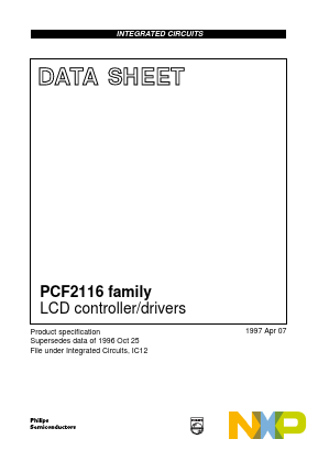 PCF2116AU Datasheet PDF NXP Semiconductors.