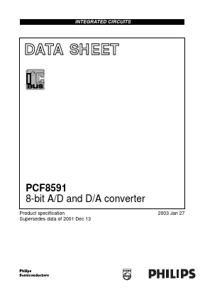 PCF8591 Datasheet PDF NXP Semiconductors.