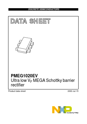 PMEG1020EV Datasheet PDF NXP Semiconductors.