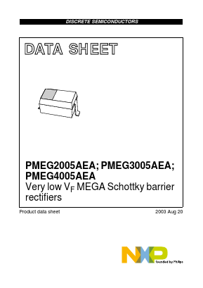 PMEG4005AEA Datasheet PDF NXP Semiconductors.