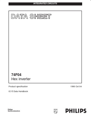 N74F04N Datasheet PDF NXP Semiconductors.