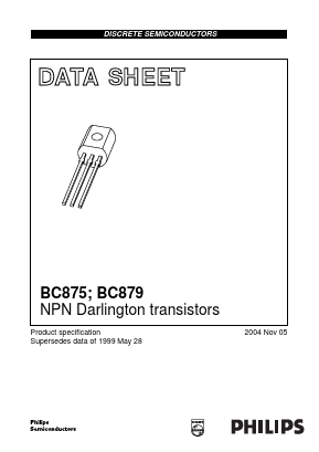 BC879 Datasheet PDF NXP Semiconductors.