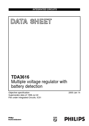 TDA3616T/N1,112 Datasheet PDF NXP Semiconductors.