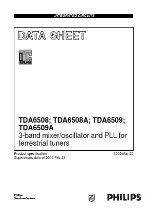 TDA6509 Datasheet PDF NXP Semiconductors.