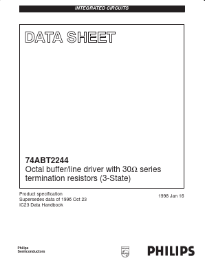 74ABT2244 Datasheet PDF NXP Semiconductors.