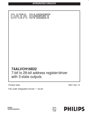 74ALVCH16832 Datasheet PDF NXP Semiconductors.