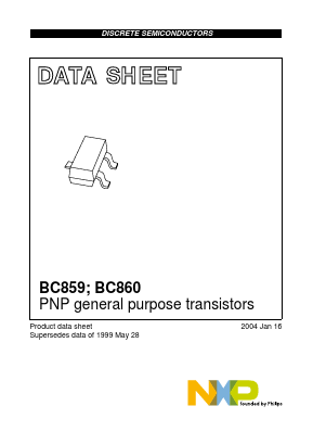 BC859C Datasheet PDF NXP Semiconductors.