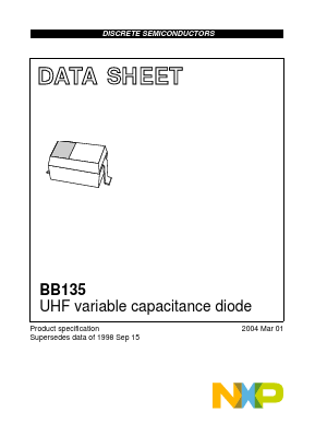 BB135 Datasheet PDF NXP Semiconductors.