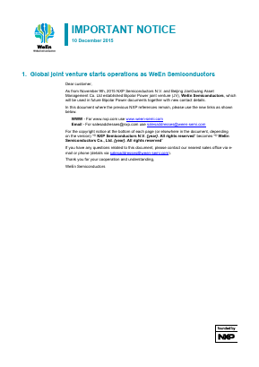 BT139-800G,127_15 Datasheet PDF NXP Semiconductors.