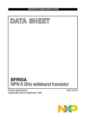 BFR93A,235 Datasheet PDF NXP Semiconductors.