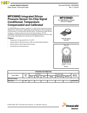 MPX5999D Datasheet PDF NXP Semiconductors.