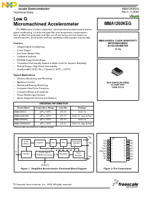 MMA1260EG Datasheet PDF NXP Semiconductors.