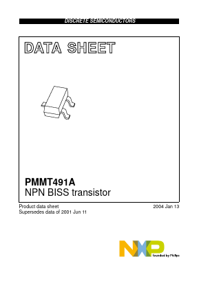 PMMT491A Datasheet PDF NXP Semiconductors.