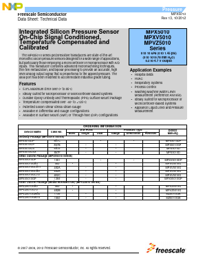 MPVZ5010 Datasheet PDF NXP Semiconductors.