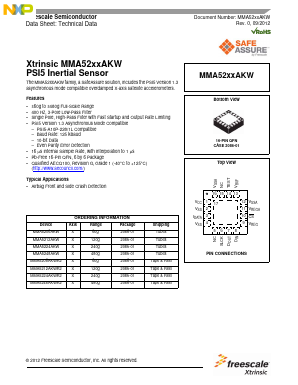 MMA5224AKW Datasheet PDF NXP Semiconductors.